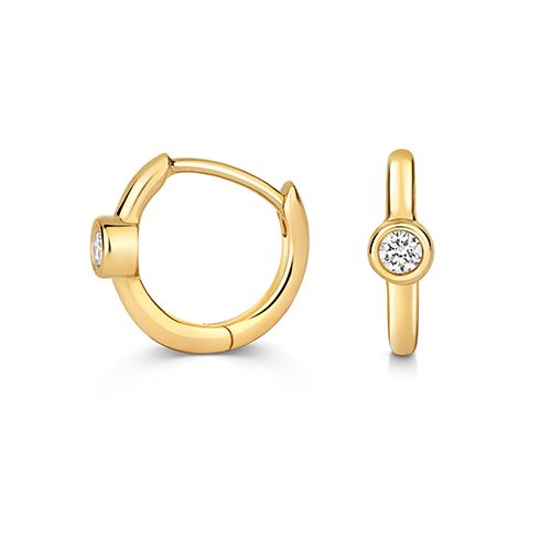 9CT DIAMOND HUGGIES