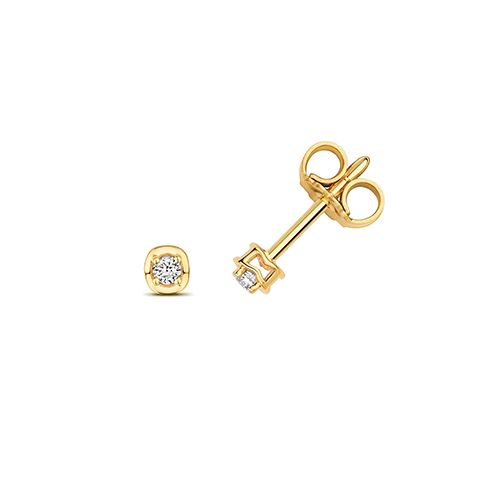 9CT DIAMOND EARRING STUDS