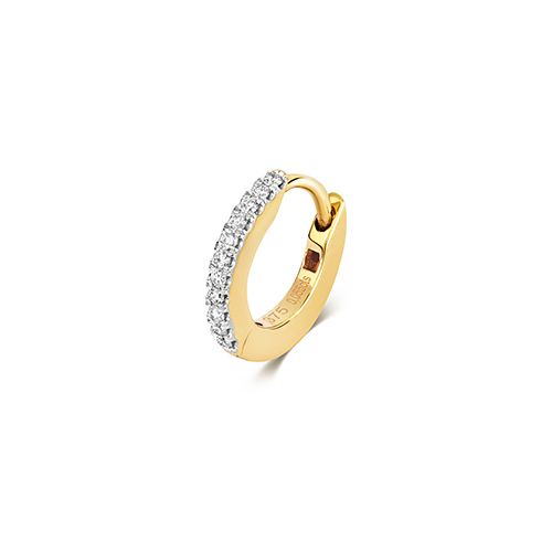 9CT DIAMOND CARTILAGE HOOP