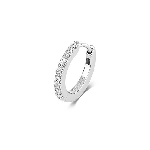 9CT DIAMOND CARTILAGE HOOP