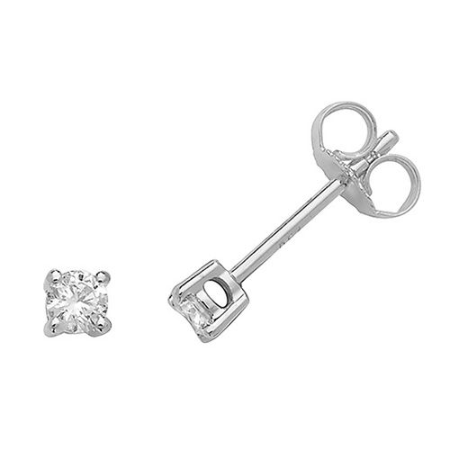 18CT 0.20CT STUDS W/GOLD