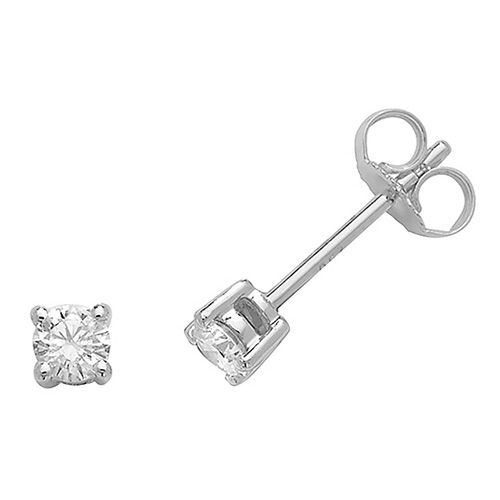 18CT 0.33CT STUDS W/GOLD