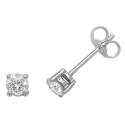18CT 0.50CT STUDS W/GOLD