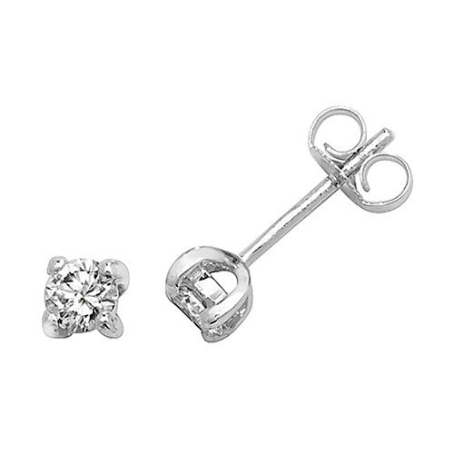 18CT 0.40CT DIAMOND STUDS W/GOLD