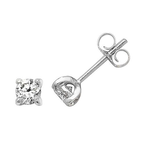 18CT 0.50CT DIAMOND STUDS W/GOLD