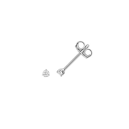 18CT DIAMOND 3 CLAW EARRING STUDS