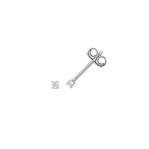 18CT DIAMOND 4 CLAW EARRING STUDS