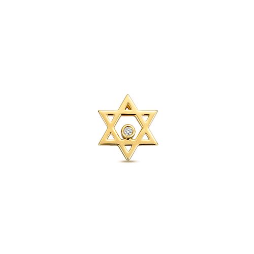 9CT DIAMOND STAR OF DAVID PENDANT