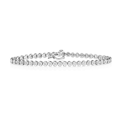 9CT DIAMOND 0.25CT TENNIS BRACELET