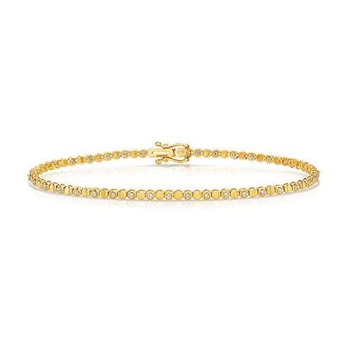 9CT DIAMOND 0.36CT BRACELET