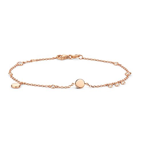 18CT DIAMOND 0.15CT BRACELET