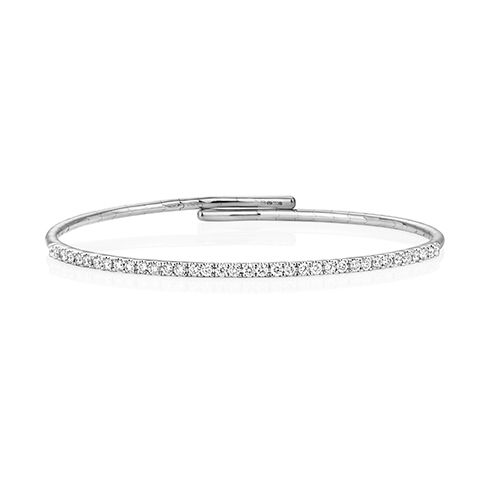 18CT DIAMOND 0.79CT FLEXI BANGLE