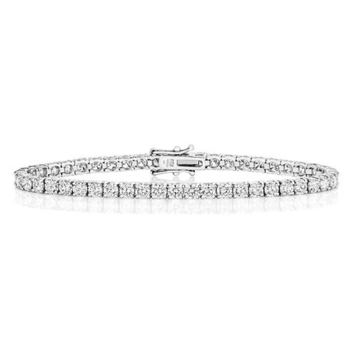 18CT TENNIS 8.08CT BRACELET