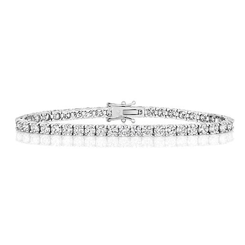 18CT TENNIS 10.50CT BRACELET