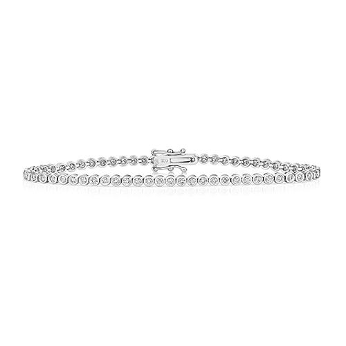 18CT TENNIS 1.59CT RUBOVER BRACELET