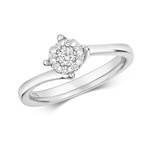 9CT DIAMOND 0.18CT BRILLIANT RANGE