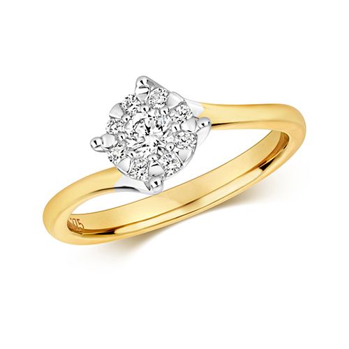 9CT DIAMOND 0.30CT BRILLIANT RANGE