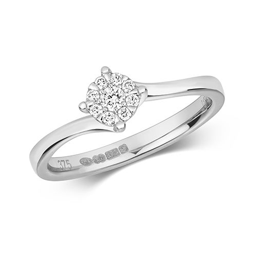 9CT DIAMOND 0.13CT BRILLIANT RANGE