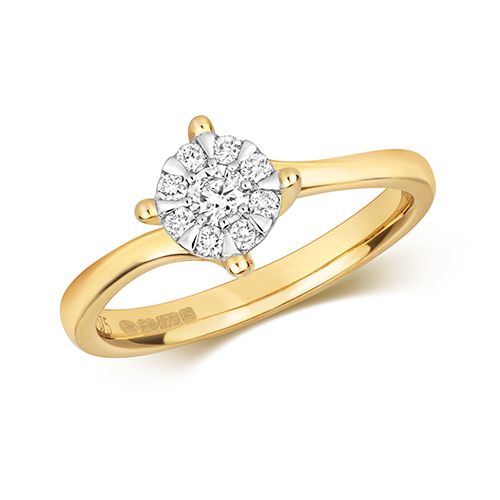 9CT DIAMOND 0.25CT BRILLIANT RANGE