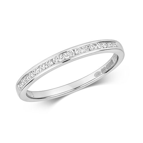 9CT DIAMOND 0.15CT CHANEL SET ETERNITY