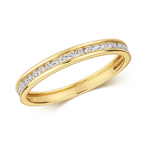 9CT DIAMOND 0.25CT CHANEL SET ETERNITY