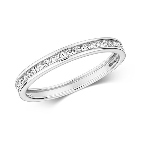 9CT DIAMOND 0.25CT CHANEL SET ETERNITY