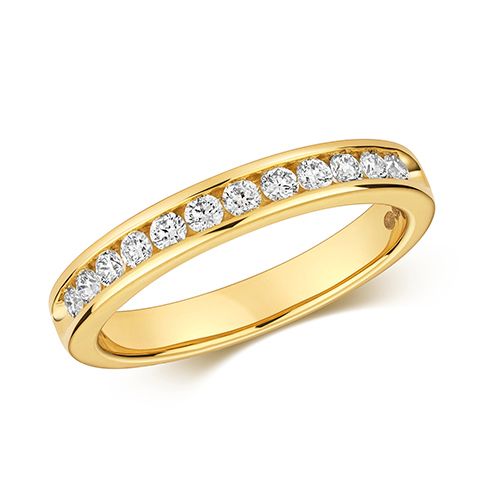 9CT DIAMOND 0.33CT CHANEL SET ETERNITY