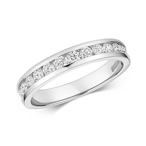 9CT DIAMOND 0.50CT HALF ETERNITY