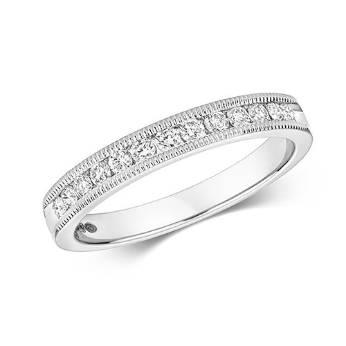 9CT DIAMOND 0.28CT HALF ET MILL GRAIN