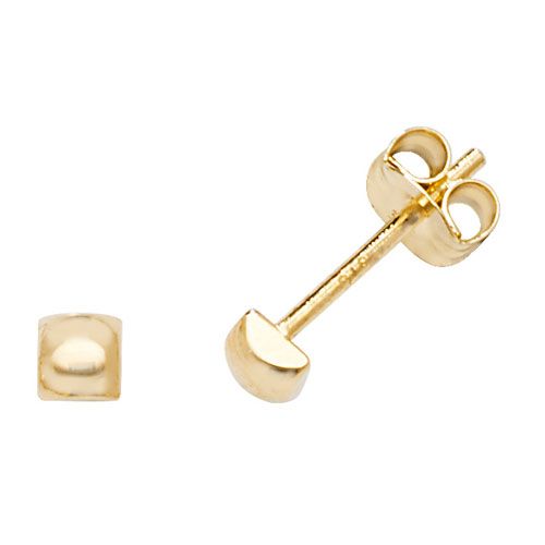 9CT YEL GOLD STUD EARRINGS