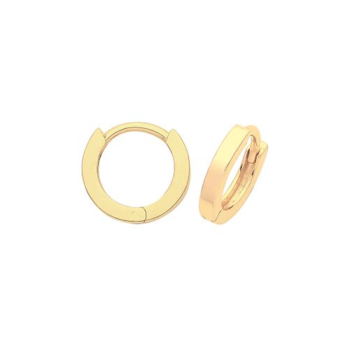 9CT YEL GOLD HINGED EARRINGS