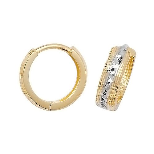 9CT YEL GOLD HINGED DC EARRINGS
