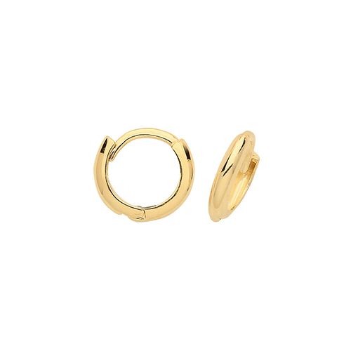 9CT YEL GOLD HINGED EARRINGS