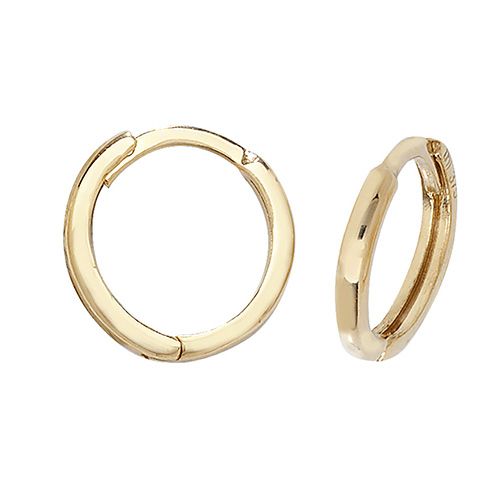 9CT YEL GOLD HINGED EARRINGS
