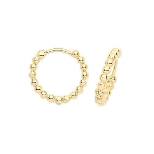 9CT YEL GOLD BOBBLE CLICKERS
