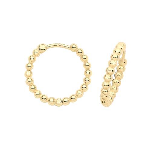 9CT YEL GOLD BOBBLE CLICKERS