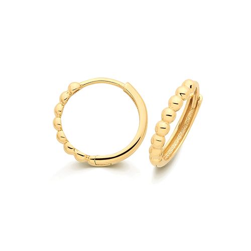 9CT YEL GOLD BOBBLE CLICKERS