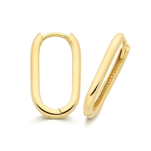 9CT YEL GOLD U SHAPE CLICKERS