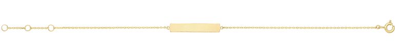 9CT YEL GOLD ID CHAIN BRACELET