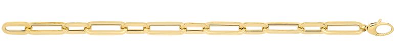 9CT YEL GOLD HOLLOW BRACELET