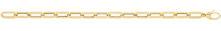 9CT YEL GOLD HOLLOW BRACELET