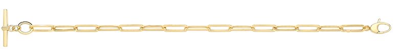 9CT YEL GOLD HOLLOW BRACELET