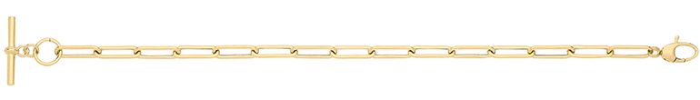 9CT YEL GOLD HOLLOW BRACELET