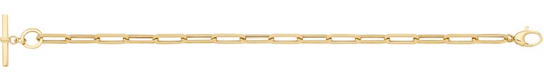 9CT YEL GOLD HOLLOW BRACELET