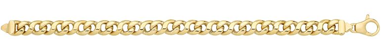 9CT YEL GOLD HOLLOW BRACELET