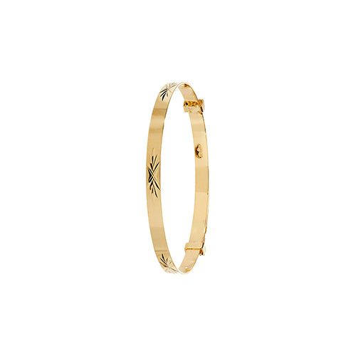 9CT YEL GOLD BABIES EXP 3MM BANGLE