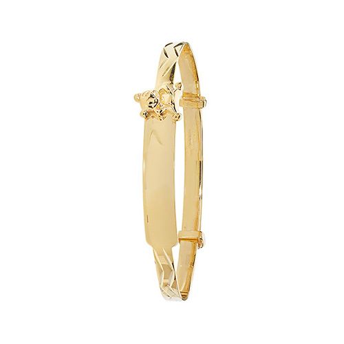 9CT YEL GOLD BABIES' DIA CUT 3MM EXPAND BANGLE