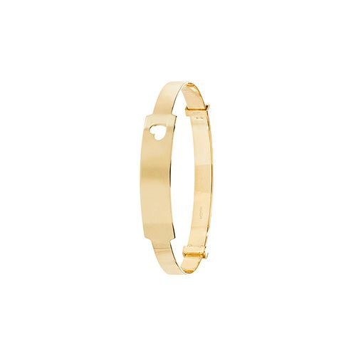 9CT YEL GOLD BABIES DIA CUT EXP 4MM BANGLE