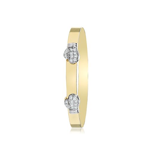 9CT YEL GOLD BOXING GLOVE BABY BANGLE