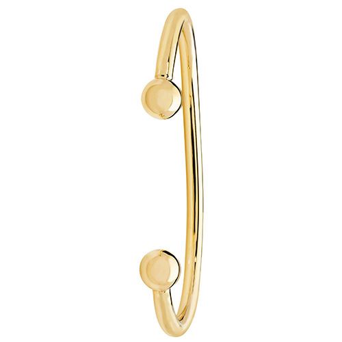 9CT YEL GOLD MEN'S SOLID TORC BANGLE